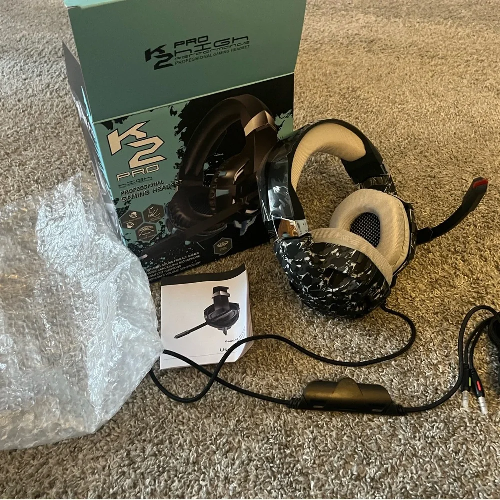 Pro Gaming Headset - camo gray